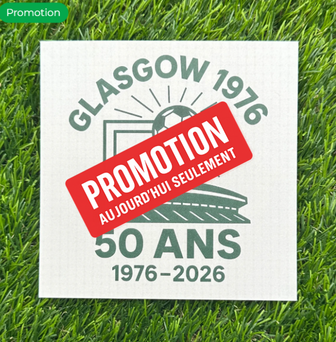 Carte postale “Glasgow 1976 – 50 ans” – Édition Hampden Park