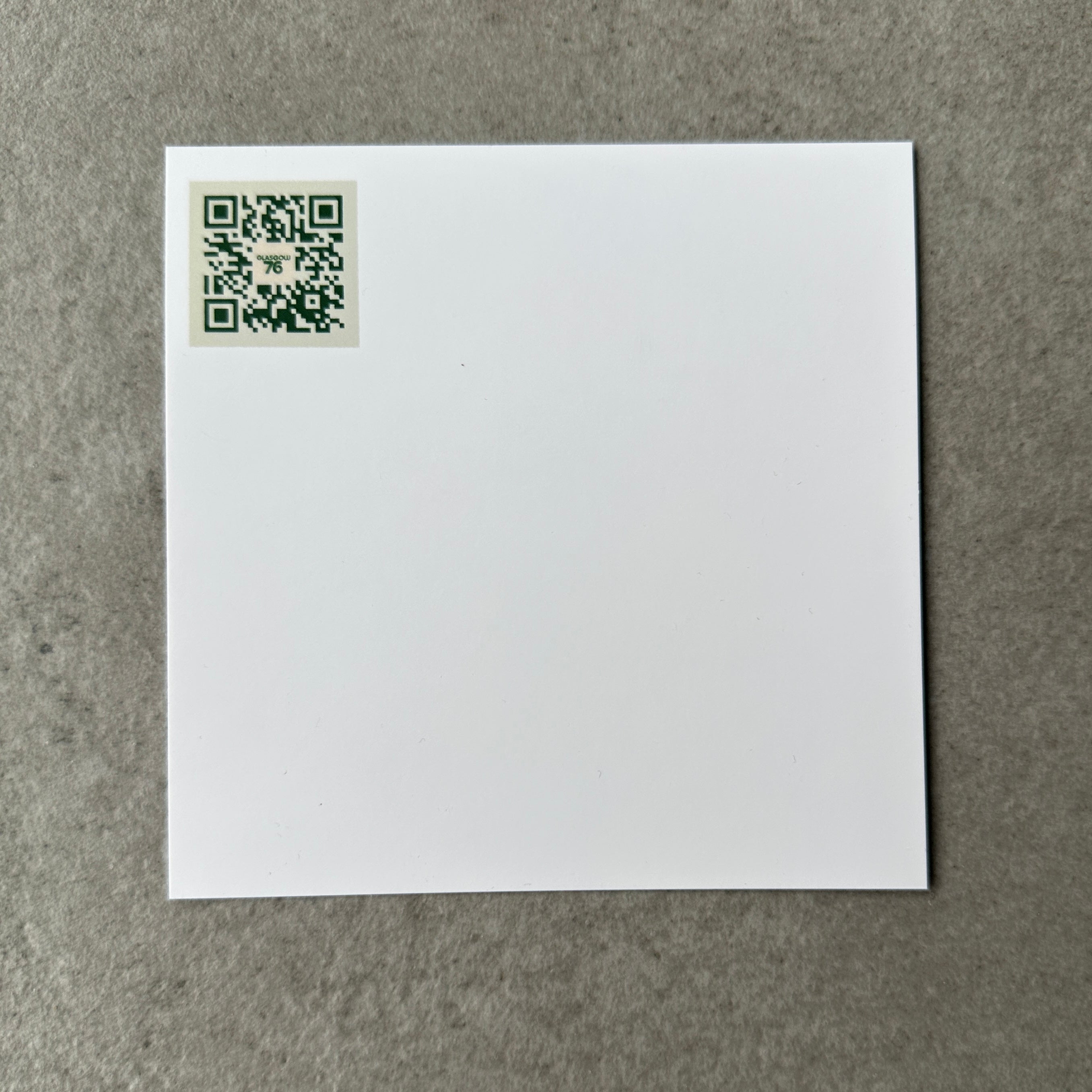 Carte postale “Glasgow 1976 – 50 ans” – Édition Hampden Park