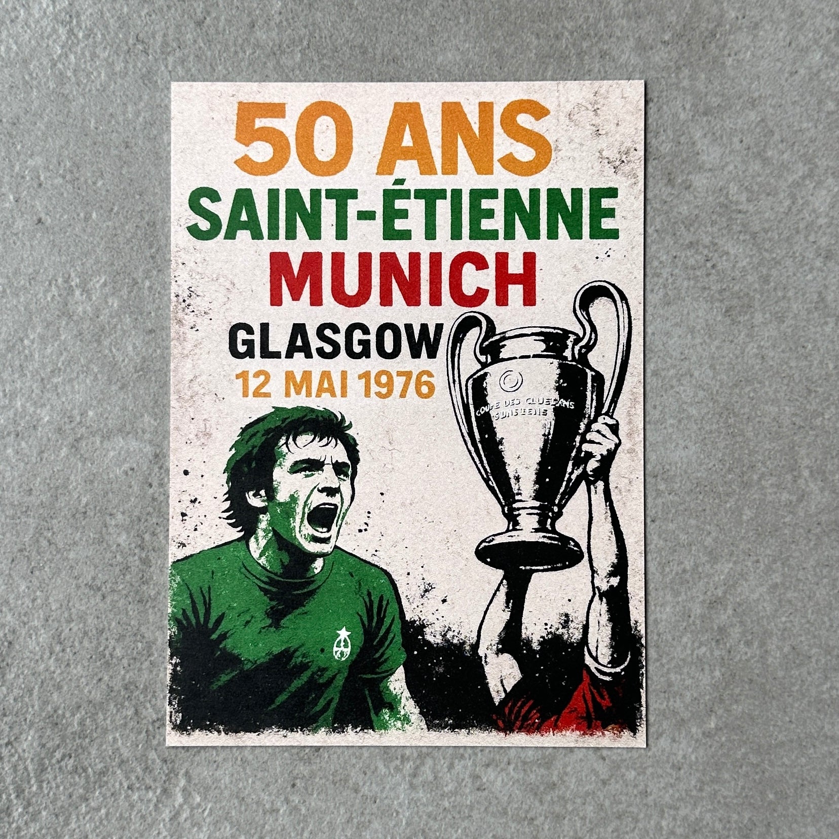 Carte postale - “Glasgow 1976 – 50 ans” – Édition Munich