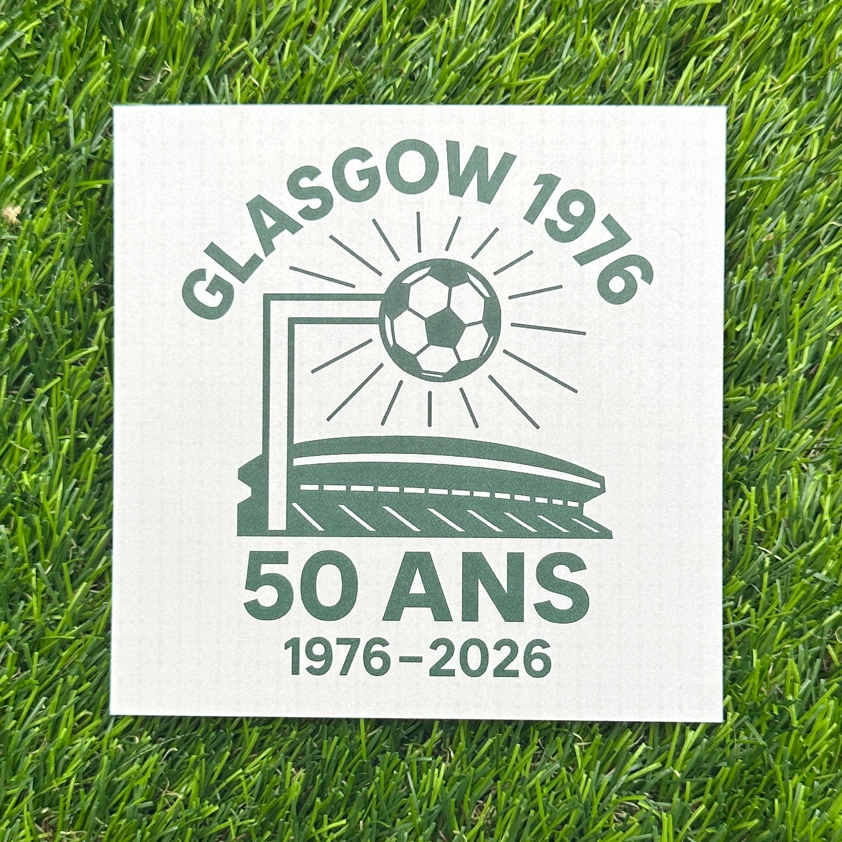 Carte postale “Glasgow 1976 – 50 ans” – Édition Hampden Park